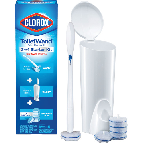 Disinfecting ToiletWand Disposable Cleaner 3-in-1 Starter Kit SPOC Demo
