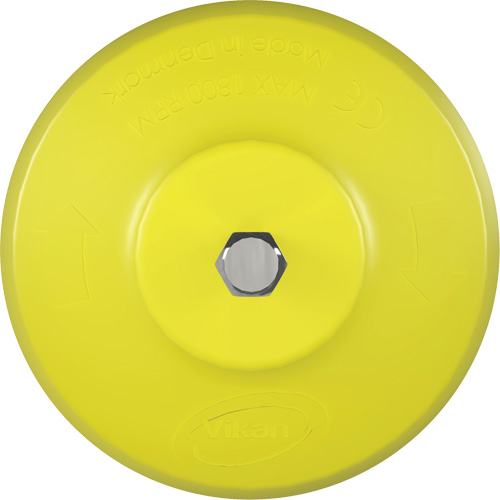 Brosse ronde HyDrive pour perceuse, Soies Tr&egrave;s ferme, Longueur de 3-1/10", Jaune SPOC Demo