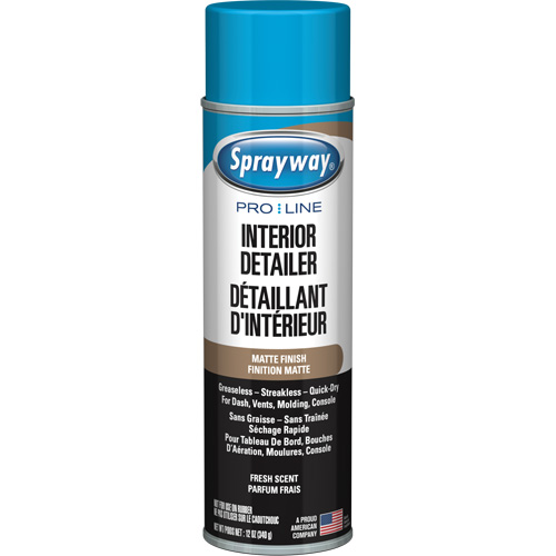 Nettoyant esth&eacute;tique automobile Pro Line avec fini mat & parfum frais SPOC Demo