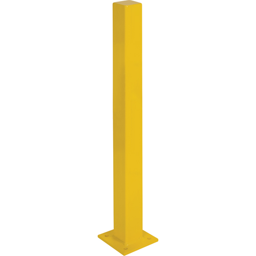 Heavy-Duty Bollards, Steel, 48" H x 4" W, Yellow SPOC Demo