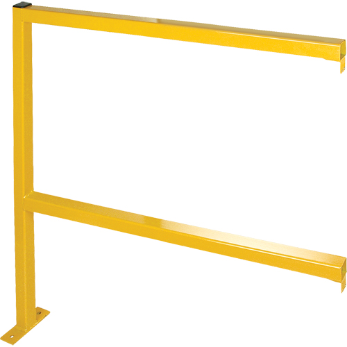 Perimeter Guards - Tubular Style, 94" W x 49-1/2" H, Yellow SPOC Demo
