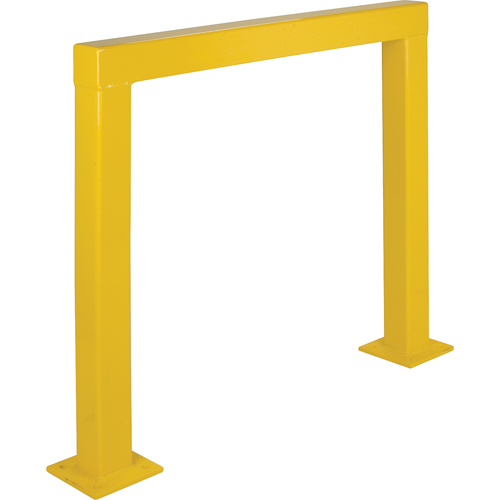 Barri&egrave;res de s&eacute;curit&eacute;, 4' la x 3,5' h, Jaune SPOC Demo