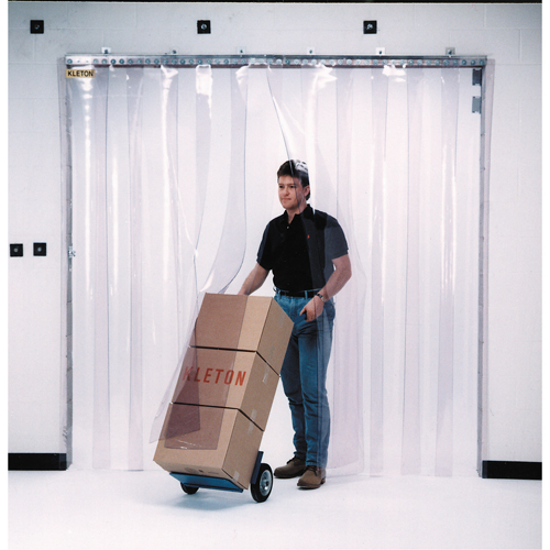 Strip Curtain Doors, 8' x 10' Door Opening, 12" Strip Width, 0.120" Strip Thickness SPOC Demo