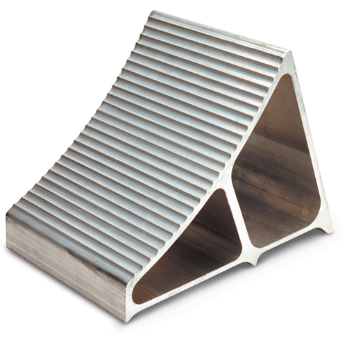 Aluminum Wheel Chocks, 7" W x 11-1/2" D x 8" H SPOC Demo