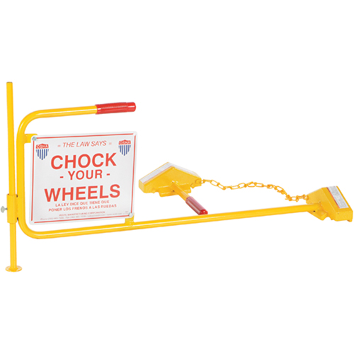 Single Rail Chock With Flag Rail Combo SPOC Demo