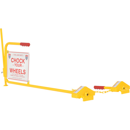 Single Rail Chock With Flag Rail Combo SPOC Demo