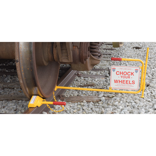 Single Rail Chock With Flag Rail Combo SPOC Demo