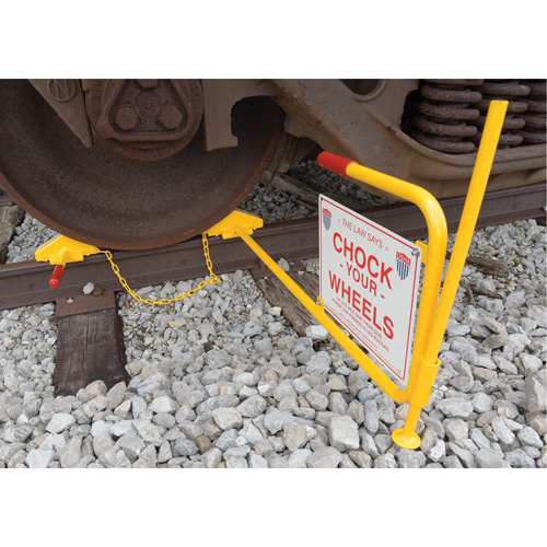 Single Rail Chock With Flag Rail Combo SPOC Demo