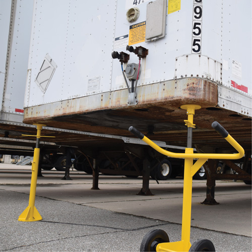 Two-Post Trailer-Stabilizing Jack Stands, 50 tons Lift Capacity SPOC Demo