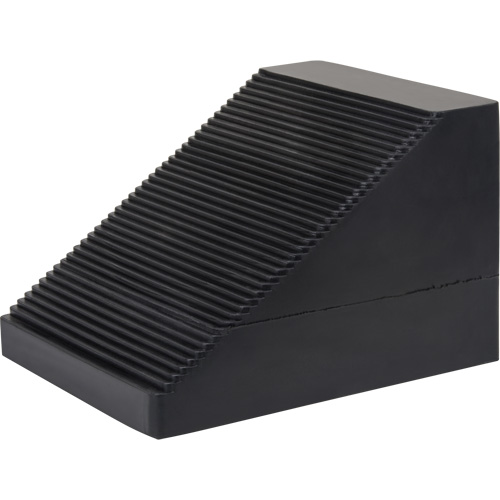 Wheel Chock, 10-5/8" x 8-5/8" x 7", Black SPOC Demo