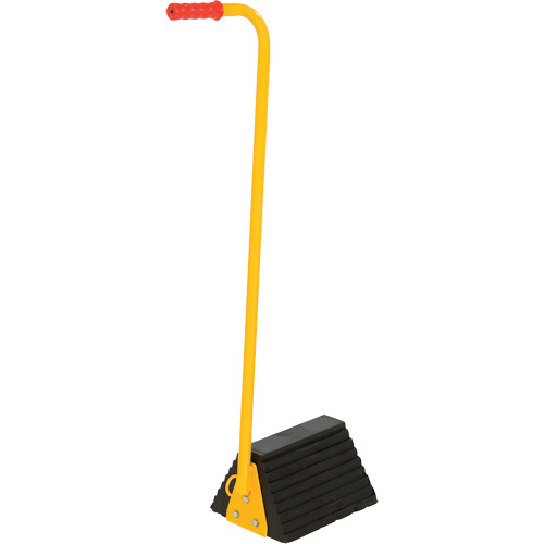 Ergo Handle Wheel Chock, 9-1/4" x 8" x 6", Black SPOC Demo
