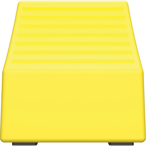 Checkers Safety Heavy-Duty Ultra Class Mining Wheel Chock, HDPE, Yellow, 14-1/2" W x 17-1/2" D x 16" H SPOC Demo