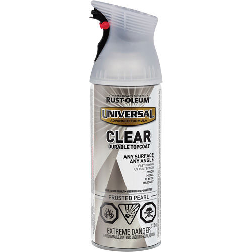 Universal Durable Top Coat, 312 g, Aerosol Can, Frosted Pearl SPOC Demo