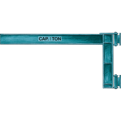Wall Jibs, I Beam, 4-5/8" Flange Width, 2000 lbs. (1 tons) Capacity SPOC Demo