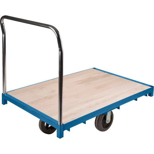 Chariot &agrave; plateforme robuste, 48" lo x 24" la x Capacit&eacute; 2000 lb, Roues en Caoutchouc SPOC Demo