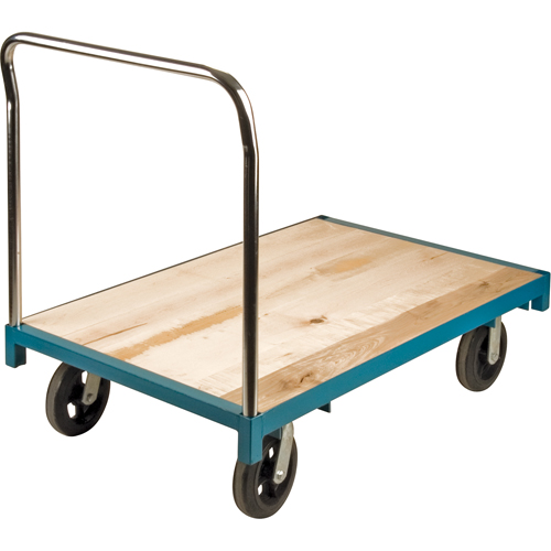 Chariot &agrave; plateforme robuste, 48" lo x 30" la, Capacit&eacute; de 2000 lb, Roues en Caoutchouc SPOC Demo