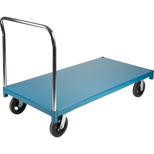 Heavy-Duty Platform Truck, 60" L x 30" W, 2000 lbs. Capacity, Rubber Casters SPOC Demo