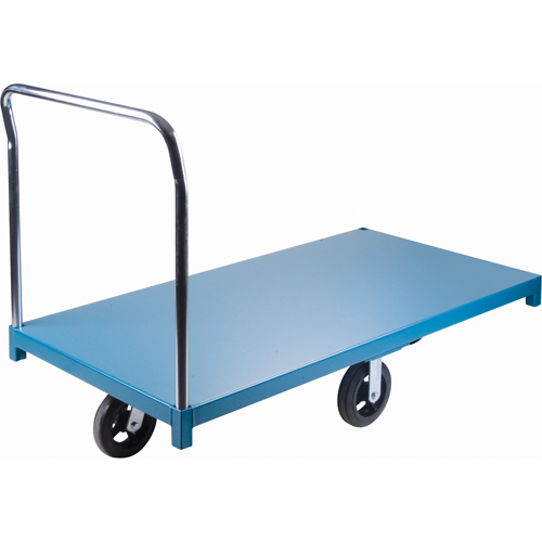 Heavy-Duty Platform Truck, 96" L x 48" W, 2000 lbs. Capacity, Rubber Casters SPOC Demo