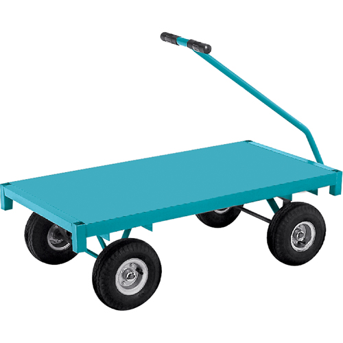 Platform Trucks - Ergonomic Platform Wagon Trucks, 24" W x 48" L, 1000 lbs. Capacity SPOC Demo