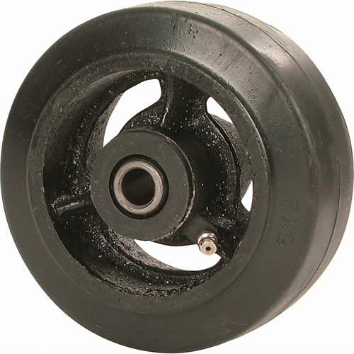 Mold-on Rubber Wheel, 8" (203 mm) Dia. x 3" (76 mm) W, 900 lbs (408 kg.) Capacity SPOC Demo