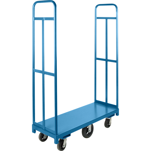 U-Boat Platform Truck, 48" L x 18" W, 1500 lbs. Capacity, Rubber Casters SPOC Demo
