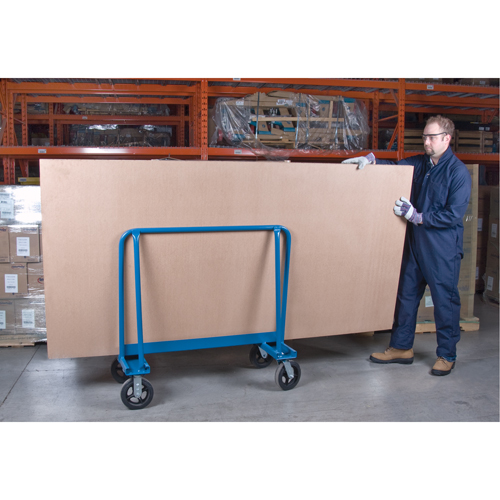 Chariots pour panneaux en placopl&acirc;tre, 44" x 24" x 44", Capacit&eacute; 2000 lb SPOC Demo