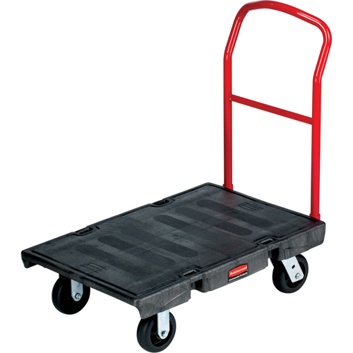 Chariot &agrave; plateforme robuste, 48" lo x 24" la, 2000 lb cap, Roues Caoutchouc SPOC Demo