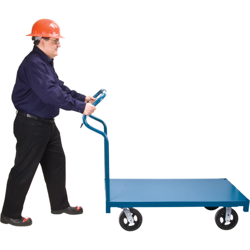Chariots ergonomiques &agrave; plateforme pour ramassage de commande SPOC Demo