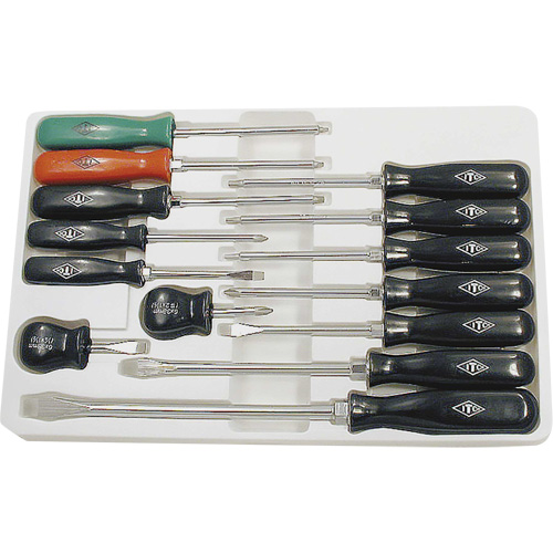 ISD-14 ABS Handle Screwdriver Set, 14, Magnetic SPOC Demo
