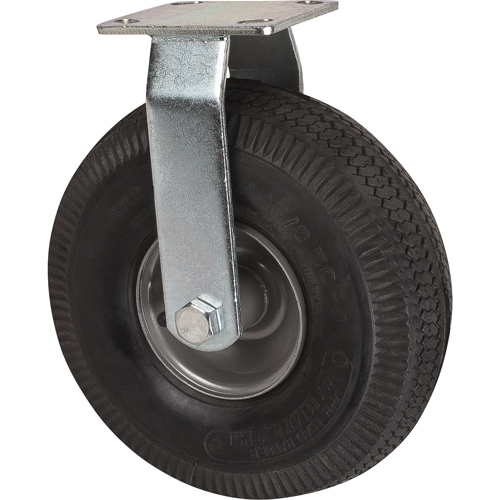 Roulettes de rechange pour chariots &agrave; plateforme robustes, Fixe, 10" (254 mm), Pneumatique, 400 lb (181 kg) SPOC Demo