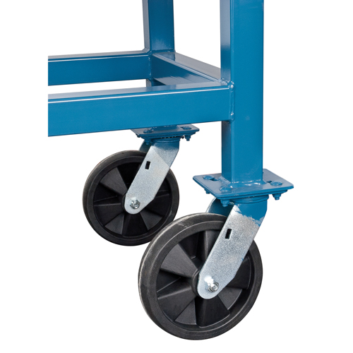 Elevated Platform Trucks, 48" L x 24" W, 1000 lbs. Capacity, Pneumatic Casters SPOC Demo