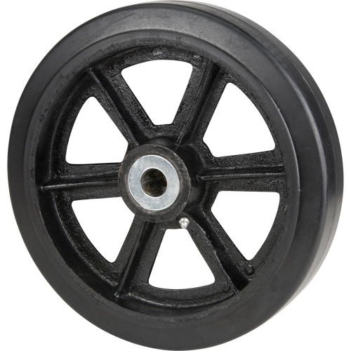 Mold-On Rubber Wheels, 6" (152.4 mm) Dia. x 2" (50.8 mm) W, 500 lbs. (226.796 kg.) Capacity SPOC Demo