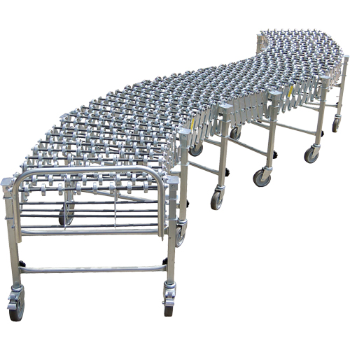 Expandable/Flexible Conveyors, 30" W x 12' 2" L, 376 lbs. per lin. ft. Capacity SPOC Demo