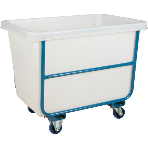 Tapered Wall Box Truck, White Polyethylene, 33" L x 20" W x 29" H, 7 cu. ft. Volume, 1000 lbs. Capacity SPOC Demo