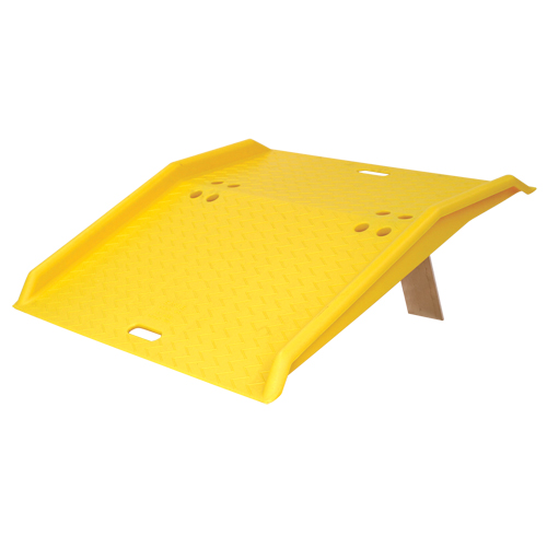 Rampe de quai de chargement portable en poly pour diable, Capacit&eacute; de charge 750 lb, 36" lo x 35" la x 5" h SPOC Demo