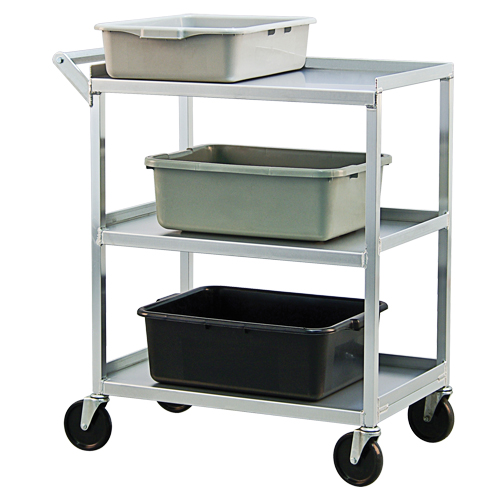 Utility Cart, 3 Tiers, 18-1/2" W x 39" H x 32-1/2" D, 350 lbs. Capacity SPOC Demo