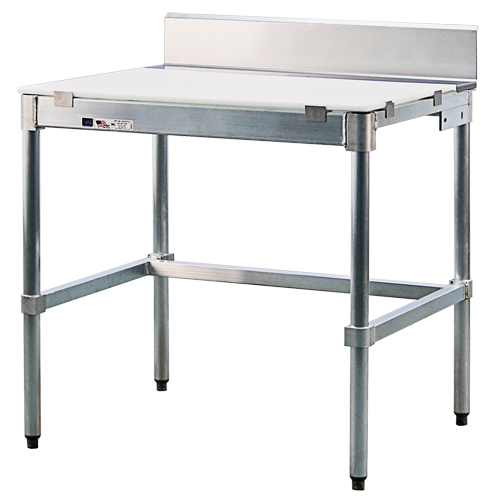 Poly-Top Workbench, 60" W x 30" D x 35-1/2" H, 1800 lbs. Capacity SPOC Demo