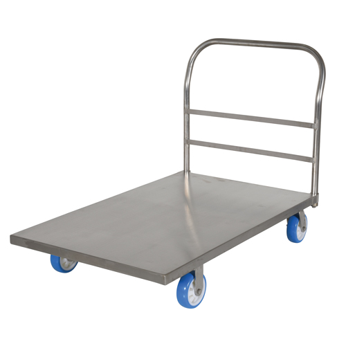 Platform Truck, 48" L x 30" W, 2000 lbs. Capacity, Polyurethane Casters SPOC Demo