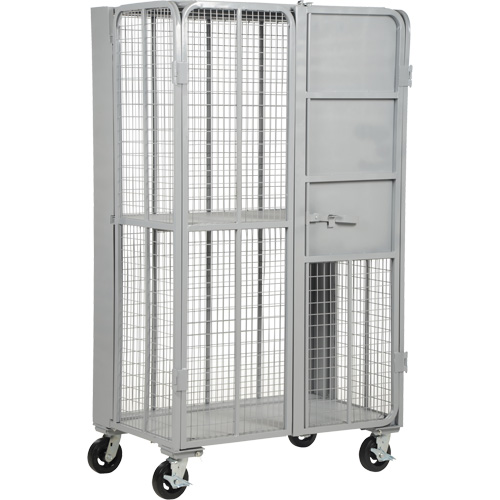 FST Series Folding Security Truck, 1 Tiers, 27" L x 45" W x 77" H, 2000 lbs. Cap. SPOC Demo