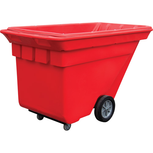Techtruck Tilt Truck, Polyethylene, 5/8 cu. yd., 1000 lbs. Load Capacity SPOC Demo