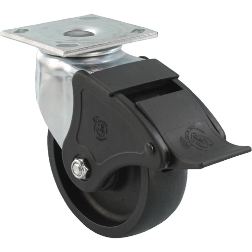 Emaxx RollX Wow Caster, Swivel with Brake, 6" (152.4 mm), Nylon, 1200 lbs. (544.3 kg.) SPOC Demo