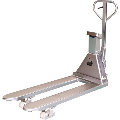 Transpalette avec balance Eco, 48" lo x 27" la, Capacit&eacute; de 4400 lb SPOC Demo