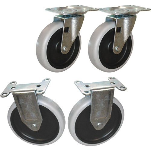Flat Shelf Cart Caster Kit SPOC Demo