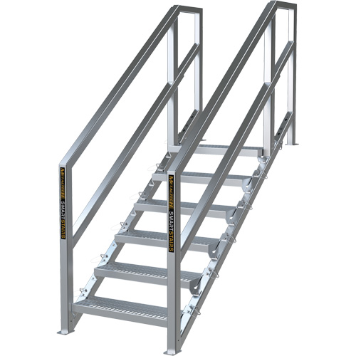 SmartStairs 6-10 Steps Modular Construction Stair System, 75" H SPOC Demo