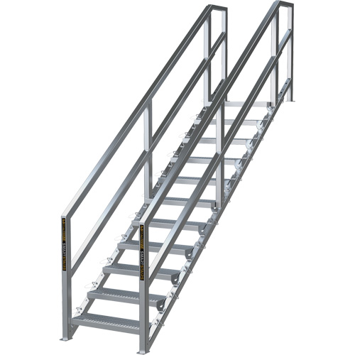 Syst&egrave;me d'escalier modulaire pour la construction de 11-16 marches SmartStairs, 120" ha SPOC Demo