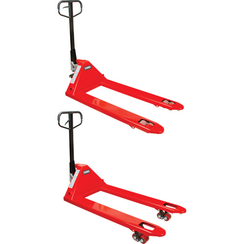 Transpalette manuel, Acier, 48" lo x 27" la, Capacit&eacute; 5500 lb SPOC Demo