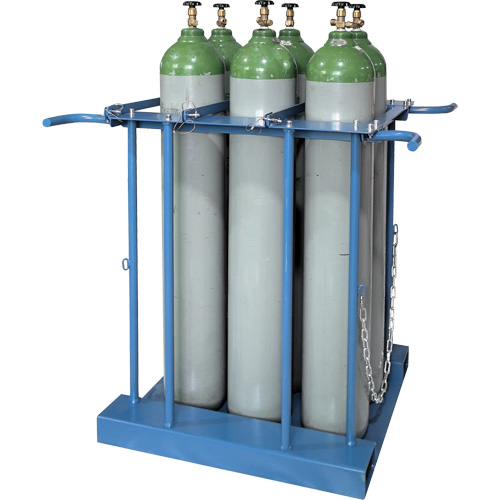 6-Cylinder Forklift Cylinder Storage Caddy SPOC Demo