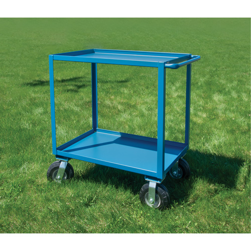  Chariot &agrave; tablettes pour l'ext&eacute;rieur, 2 Tiers, 18" la x 39" h x 33" p, Capacit&eacute; 1200 lb SPOC Demo