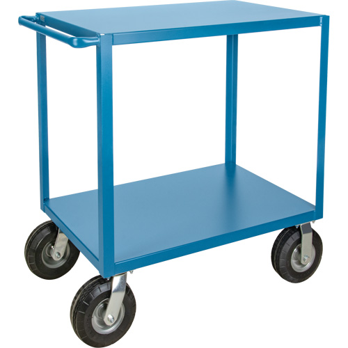  Chariot &agrave; tablettes pour l'ext&eacute;rieur, 2 Tiers, 18" la x 39" h x 33" p, Capacit&eacute; 1200 lb SPOC Demo