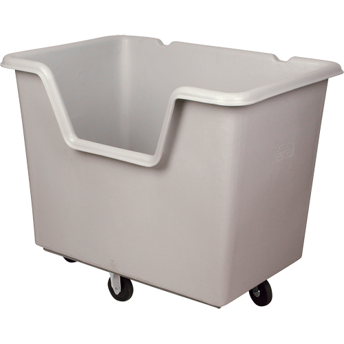 Chariot-caisse Starcart &agrave; c&ocirc;t&eacute; ouvert, Poly&eacute;thyl&egrave;ne, 46" lo x 31" la x 49" h, Volume 24 pi³, Capacit&eacute; 900 lb SPOC Demo